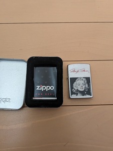 ZIPPO ジッポ ライター マリリンモンロー Marilyn Monroe 中古 ケース付き