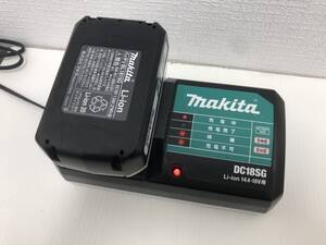 マキタ ライトバッテリ専用 急速充電器【DC18SG】14.4V-18V リチウムイオンバッテリー【BL1815G】18V セット