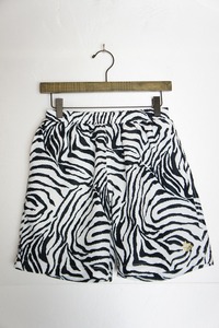 美品正規 23SS ALDIES アールディーズ Zebra Easy Short Pants ゼブラ イージー ショート ハーフ パンツ ショーツ A2118513 黒白 S 828N