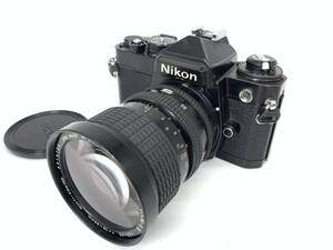 動作確認済 ニコン Nikon FE ブラック 35mm フィルムカメラ ＋ SIGMA Zoom レンズ　シャッター切れ　速度変化　露出計稼働確認済