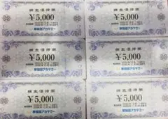 早稲田アカデミー 株主優待 割引券 クーポン 30000円分