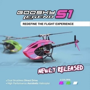 新品 未使用 未開封品 高性能6軸ジャイロ搭載 GOOSKY LEGEND S1 ヘリコプター (ピンク) ラジコン RC ヘリ アクロ 3D 双葉 フタバ JR