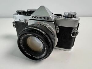 【6/64ES】OLYMPUS OM-2N フィルムカメラ レンズ AUTO-S f=50mm 1:1.8 動作未確認