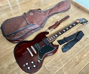 名機 TOKAI TSG-50 CH 1984年製 /Gibson SG Standerd 70s type /’57 P.A.F MODEL P.U搭載 マホガニーネック＆ボディ /合皮製ギグケース付