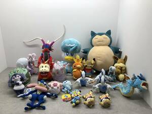 108　G)　ポケモン　ぬいぐるみ　ポケセン限定他　ニャオハ ホゲータ クワッス カビゴン イーブイ ピカチュウ（他）　【同梱不可】