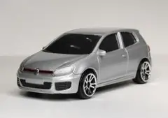 ユニフォーチュン ミニカー トミカサイズ「フォルクスワーゲンゴルフGTI」 銀