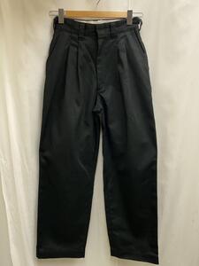 The Shinzone◆TOM BOY PANTS/毛玉有/ワイドパンツ/34/コットン/BLK/20AWSPA64