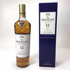 未開栓 マッカラン 12年 ダブルカスク 箱付 700ml 40％ 1E-1-3-157530-A