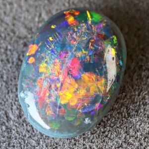 1.175ct 天然ブラックオパール オーストラリア 最高品質 遊色抜群 〔Australia Black opal 宝石 裸石 ルース 天然 jewelry natural loose〕