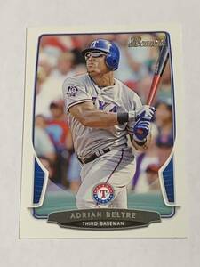 ADRIAN BELTRE 2013 BOWMAN #132 RANGERS 即決