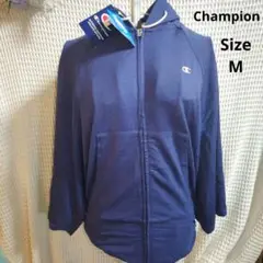 【オシャレ☆タグ付き☆人気☆Champion】紫　パーカー　サイズM