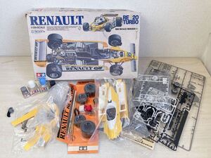 未組立★TAMIYA プラモデル ルノー RE-20ターボ 1/12ビッグスケールシリーズ タミヤ 1226 レーシングカー イエロー 黄色 趣味 箱付き 中古