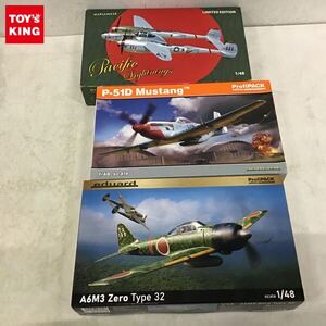 1円〜 eduard 1/48 A6M3 Zero Type 32 、P-51D Mustang 他