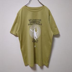 【限定】ヨネックス(S)Tシャツ＊半袖＊リンダン選手＊引退記念＊バドミントン＊黄