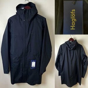 ♪19ss 新品 国内正規品 HAGLOFS ホグロフス SAGMYRA PARKA MEN メンズ サグミラパーカ コンパクト 防水ジャケット L 定価41,800円ブラック