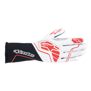 alpinestars(アルパインスターズ) レーシンググローブ TECH-1 ZX V4 GLOVE XLサイズ 123 BLACK WHITE RED [FIA8856-2018公認]