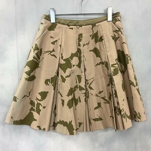 JIL SANDER NAVY ジルサンダーネイビー スカート ひざ丈 フレア ピンク系 36 / 小型便OK [PT14173]