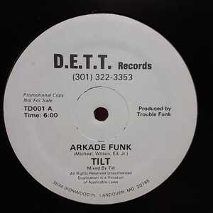 TILT(TROUBLE FUNK)/ ARKADE FUNK /WASHINGTON GO-GO/エレクトロ/MURO/PLAYGROUP & ALTER EGO,THE KINGS OF ELECTRO 収録/スマーフ男組