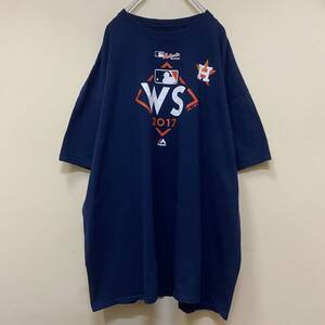 【１円スタート】90′s MLB 良デザイン US Tシャツ 古着 ヴィンテージ 海外 アメリカ 輸入 【1850】