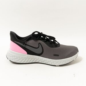 NIKE ナイキ BQ3207-004 NIKE WMNS REVOLUTION 5 ランニングシューズ グレー ブラック 黒 ピンク 23.5cm レディース カジュアル シューズ