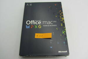 送料無料#1200 Microsoft office mac 2011 Home & Business ワード エクセル １ユーザー ２マック ライセンスキーあり