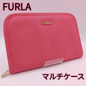 FURLA　フルラ　マルチケース　ポーチ　新品　レア ピンク　かわいい フラグメントケース