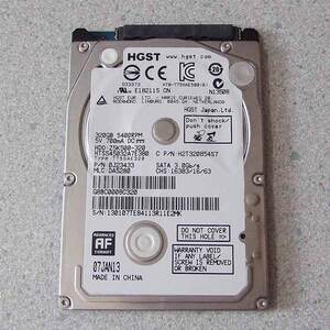 内蔵SATA 2.5インチ HDD HGST HTS545032A7E380 7mm厚 320GB