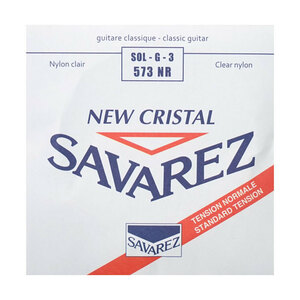 サバレス 弦 バラ弦 3弦 SAVAREZ 573NR NEW CRISTAL Normal tension×5本 クラシックギター弦 ニュークリスタル ノーマルテンション