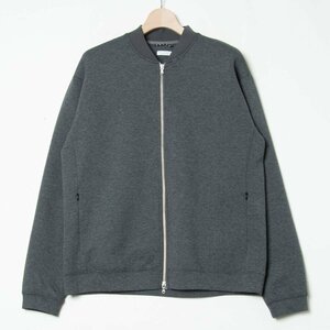 BEAUTY&YOUTH UNITED ARROWS ビューティー&ユース ユナイテッドアローズ サイズL ダブルニット ジップブルゾン チャコール系 メンズ