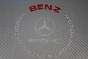 ベンツ ////AMG　 反射ステッカー　シルバー　燃料タンクふたに