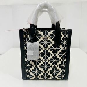 kate spade NEW YORK ケイトスペード ミニショルダーバッグ トートバッグ 2way フラワー ジャカード マンハッタン K7690 250 未使用