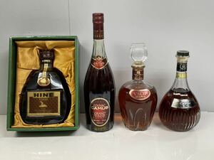 ブランデー CAMUS GRAND VSOP HINE サントリー など4本まとめ売り