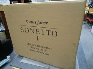 【未開封品・未使用】スピーカーシステム Sonus faber：SONETTO I（Walnut）