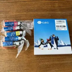 G&G KUI-6CL エプソン用インクカートリッジ 6個セット+4色5個