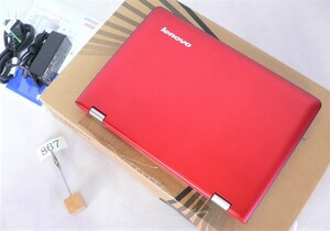 ほぼ新品 Lenovo 300S-11IBR 11.6型HD(1366x768)/Cele-Max2.16GHz/eMMC32GB/MEM2GB/Win11Pro/Office2021Pro 即使可能 フラメンコレッド