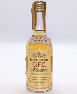 【全国送料無料】特級 Schenley 8years old IMPORTED O.F.C. CANADIAN WHISKY　43度　48ml【シェンリー 8年 カナディアン ウイスキー】