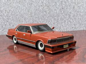 1/24　430セドリック　完成品　CEDRIC　旧車　族車　街道レーサー　グラチャン　シャコタン　改造車　福岡仕様　昭和レトロ　ヤングオート