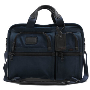 TUMI トゥミ ビジネスバッグ 26108NVS ALPHA Ballistic Business Organizer Portfolio Brief SHIPS別注 FXTバリスティックナイロン ナパレ