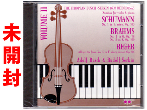 ★未開封★ブッシュ & ゼルキン『至宝のシューマン、ブラームス、レーガー』European Busch-Serkin Duo Recordings Vol 2★同梱応談