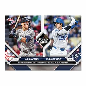 2024 Topps Now # 863 大谷翔平 アーロンジャッジ Shohei Ohtani Aaron Judge MVP