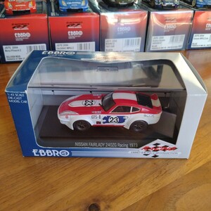 エブロ EBBRO 1/43 627 NISSAN Fairlady 240 ZG HS30 Racing 1973 WHITE/RED ニッサン フェアレディ レーシング