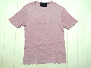 【美品】プラダ PRADA ボーダー Tシャツ SIZE:S (S～M程度)