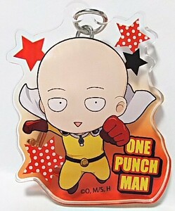 未使用 ワンパンマン ぷかっしゅ トレーディング アクリルキーホルダー サイタマ さいたま アニメONE PUNCH MAN アクキー ベルハウス日本製