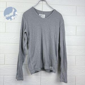 AZUL グレー　ロングTシャツ　タイト