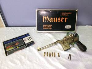 【6-12-17-8Ra】 MAUSER モデルガン 1930 リボルバー 鉄製 ハンドガン