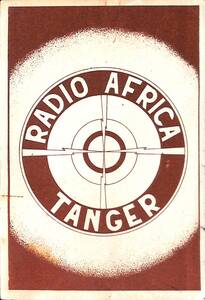 BCL★廃局★入手困難ベリカード★北アフリカ★モロッコ★RADIO-AFRICA-TANGER★ラジオ・アフリカ・タンジール★1953年