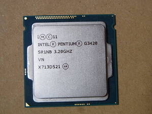 ●Intel Pentium G3420 SR1NB 3.20GHz Haswell LGA1150 2コア 2スレッド (Ci0693)