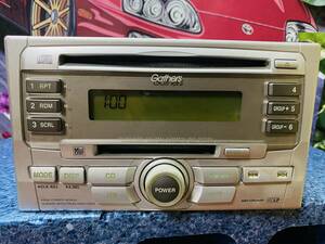 ホンダ　ギャザーズ　CD　MD　プレイヤー　08A00-5G0-200/RM-W35SBZB　パナソニック製　オーディオ　カーステ