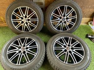 185/65R15 88Q YOKOHAMA iceGUARD IG50PLUS スタッドレス バリ山 4本セット　15x6J ET 48 PCD 100 5H プリウス20 30 等