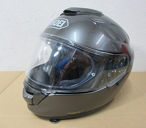 S4532 中古 SHOEI ショウエイ GT-Air フルフェイス ヘルメット Lサイズ 59cm グレー